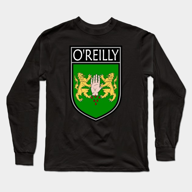 Irish Clan Crest - O'Reilly Long Sleeve T-Shirt by Taylor'd Designs